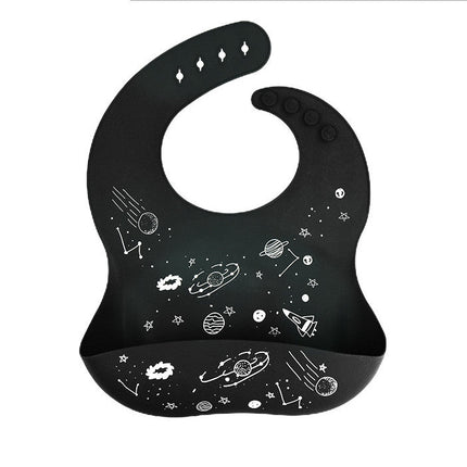 Baby'S Eating Bib Baby'S Supplementary Food Bib Children'S Waterproof And Dirt Proof Silicone Super Soft Children'S Saliva Bib Rice Bib