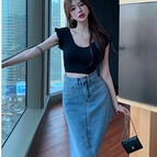 Denim skirt / S