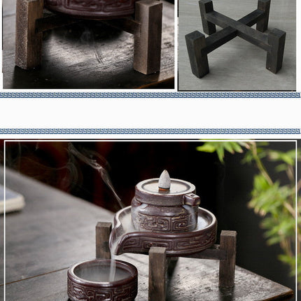 Japanese-style Ceramic Indoor View Of Smoke And Clouds Craft Ornaments