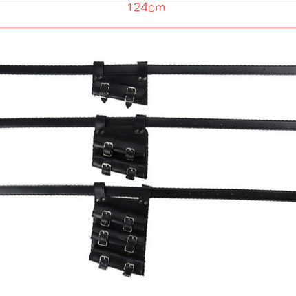 Cosplay Anime Swords PU Leather Sword Strap Back Bag Belt Belt knife Hanging Fixture