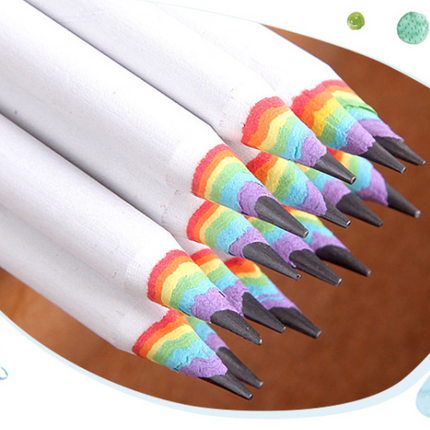 Rainbow HB Environmental Pencil Creative Stationery