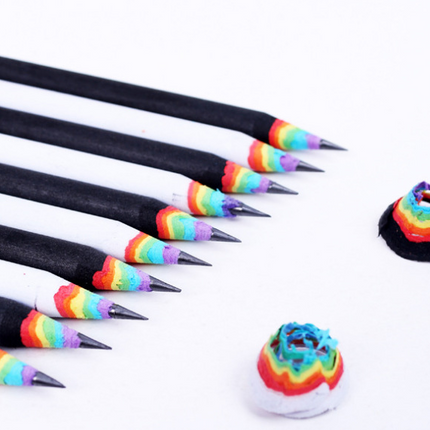 Rainbow HB Environmental Pencil Creative Stationery