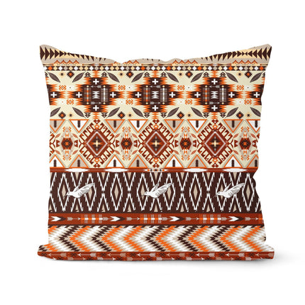 New Retro Abstract Geometric Ethnic Style Pillowcase Home Soft Furnishing American Sofa Cushion