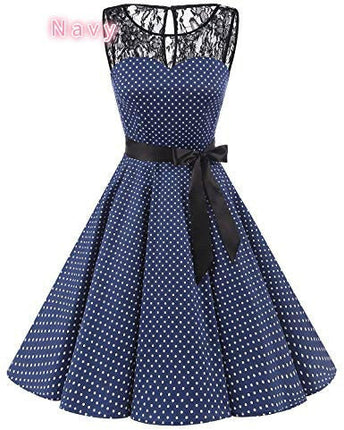 Women's Plus Size Retro Hepburn Style Dress