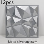 Matte silver12pc / 50X50