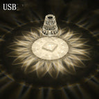 Lotus pattern USB / Button without stepless dimmin