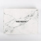 Black and white marble / 30x20x5