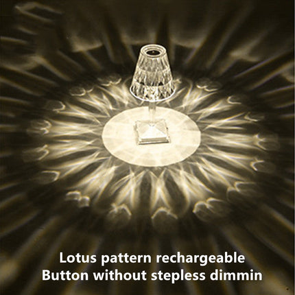 NEW Elegant Bedside or outside Diamond Acrylic Princess Table Lamp