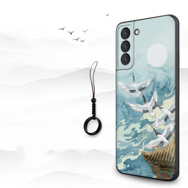 Mobile Phone Case Silicone Soft Limited Edition Relief S20Plus Anti Drop S10 Antique S10