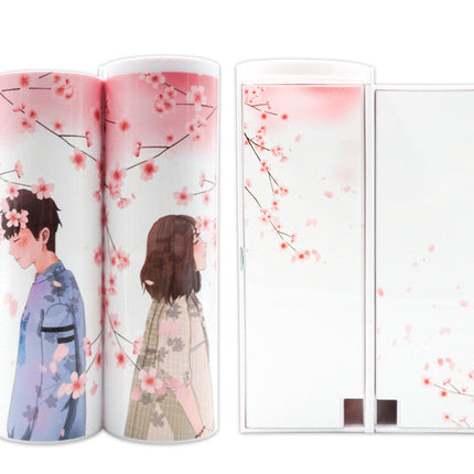 Long Student Pencil Case, Multifunctional Pencil Case, Plastic Double-layer Children's Creative Pencil Case