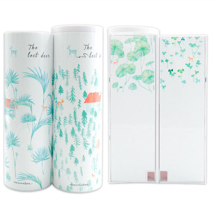 Long Student Pencil Case, Multifunctional Pencil Case, Plastic Double-layer Children's Creative Pencil Case