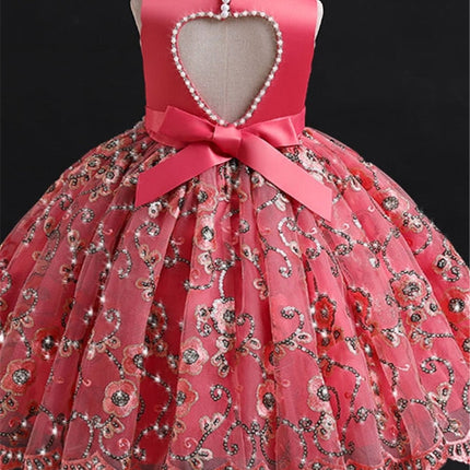 Hosting Catwalk Girls Dress Piano Birthday Dress