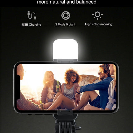 Compatible with Apple, 3 In1 Bluetooth Wireless Selfie Stick Tripod 102cm Foldable & Monopods Universal Phone Tripod