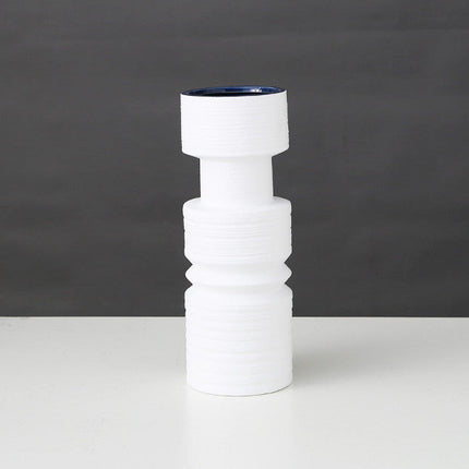 Creative Threaded Ceramic Vase, Flower Arrangement, Home Decoration, New Chinese Ornaments