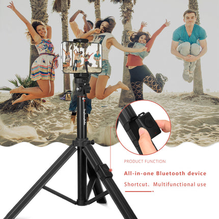 Compatible with Apple, Bluetooth Tripod Mobile Phone Holder Live Selfie