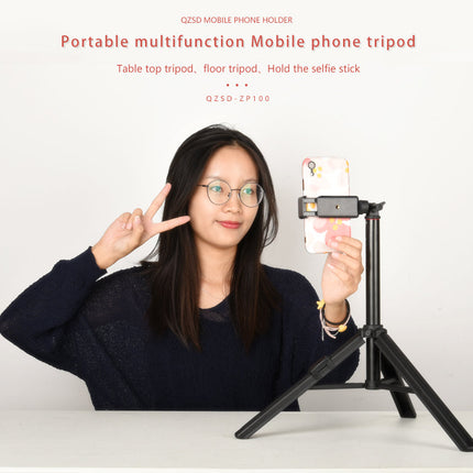 Compatible with Apple, Bluetooth Tripod Mobile Phone Holder Live Selfie
