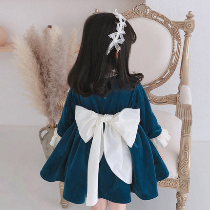 One Year Old Dress Baby Girl Dress Spring Summer Dress Foreign Child Lolita Spanish Girl Princess Dress