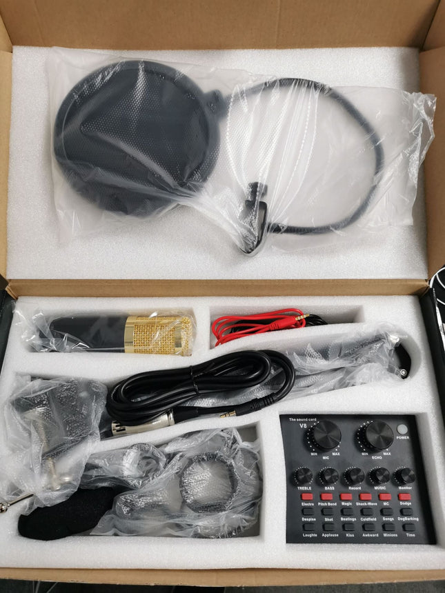 Manufacturers Direct Capacitor Microphone Bm800 Plug And Play Mobile Phone Computer General Karaoke Shoumai Set Wholesale