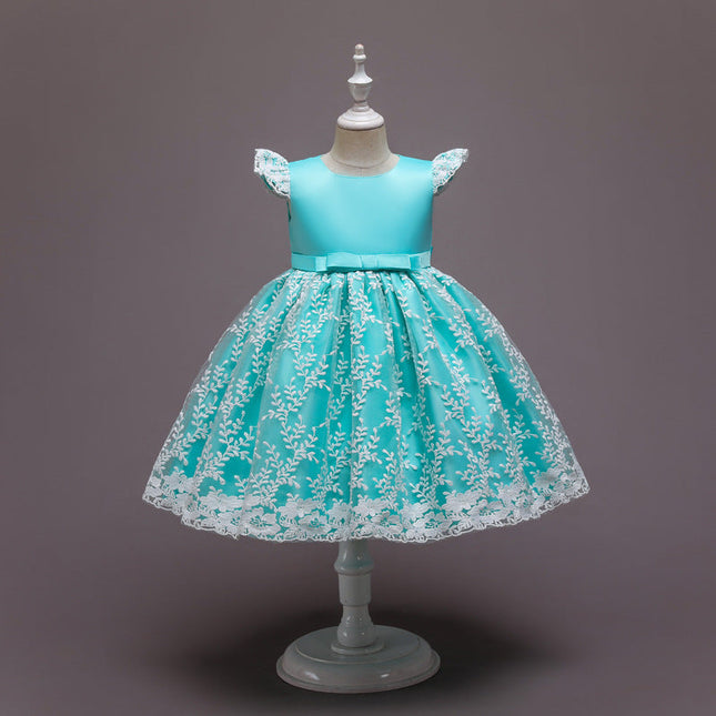 Princess Dress New Girl"s Gauze Puffy Skirt Flower Children"s Dance