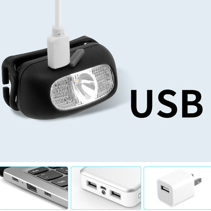 Usb Charging Night Fishing Waterproof Night Running Headlight