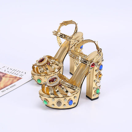 High Heels Rome Plus Size Women's Sandals
