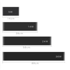 White light / 36CM BLACK