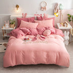 Warm bean paste / Fourpiece set of 2.0m bed she