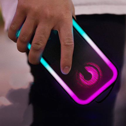 Bluetooth Speaker With Colored Lights, Dual Speakers, Household Ultra-large Volume