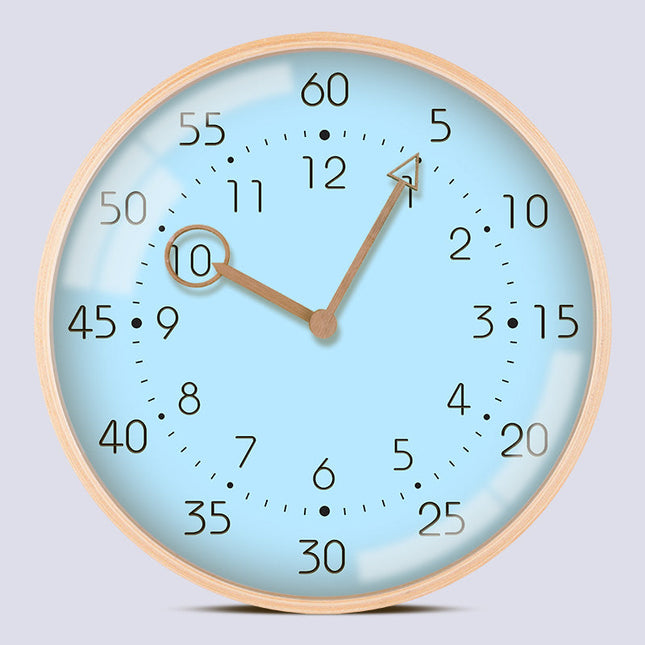 Children''s Learning Schedule Student''s Bedside Solid Wood Wall
