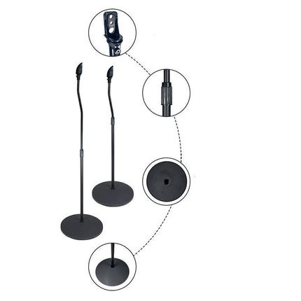 Compatible with Apple, Satellite Bookshelf Surround Sound Shelf Speaker Stand Tripod Hanger Rack