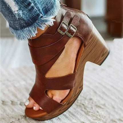 All-match Women's Shoes Mid-heel Shoes