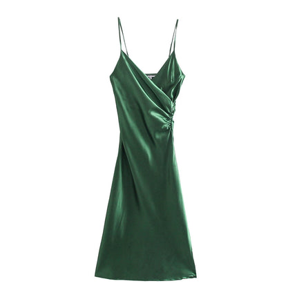 New Product Women's Sexy Pleated Decorative Underwear Style Casual Dress