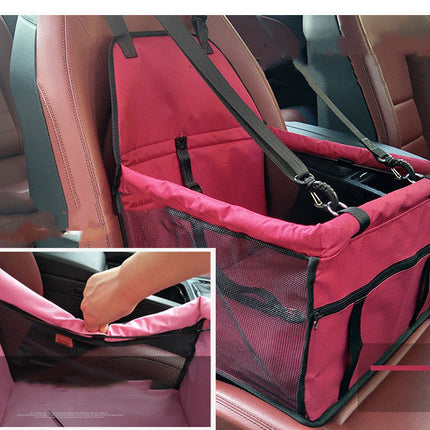 Basket Buckle With Cat And Dog Bag, Pet Car Seat, Anti-dirty Seat, Thickened Corgi Cushion Box