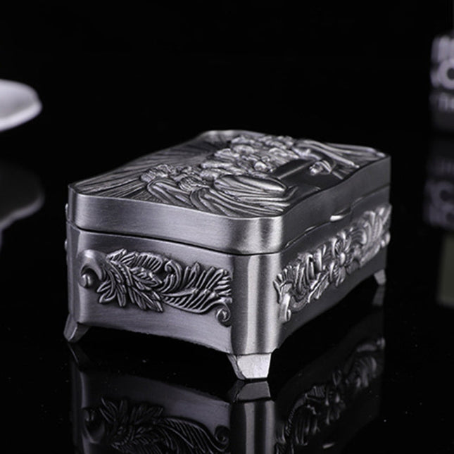 European-style Metal Jewelry Box Creative Retro Christian Small Jewelry Storage Packaging Gift Box
