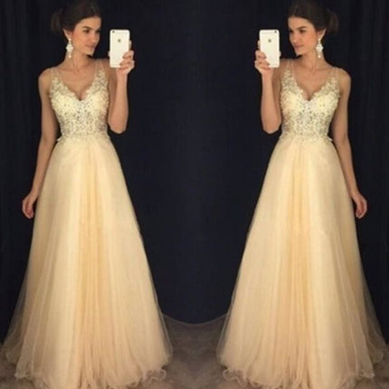 Lady Lace Dresses Evening Gown Wedding