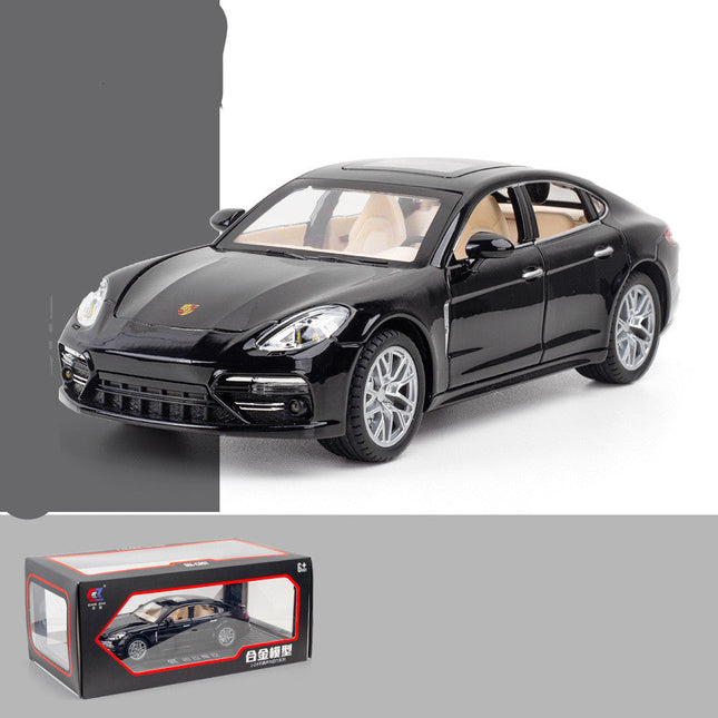 Car Sound And Light Pull Back Six Door Box