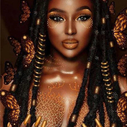 Diamond Painting New Product African Woman Rhinestone Diamond Embroidery