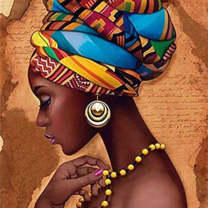 Diamond Painting New Product African Woman Rhinestone Diamond Embroidery