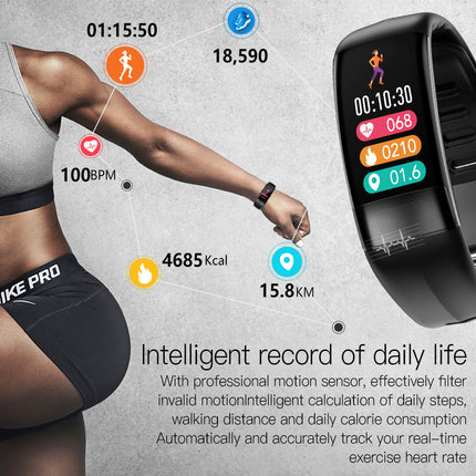 Body Temperature Smart Bracelet ECG Heart Rate Blood Pressure Blood Oxygen Health Test Sleep Exercise Waterproof
