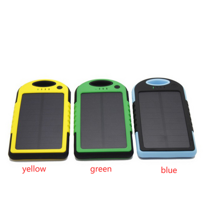 Solar Power Bank Dual Battery Charger
