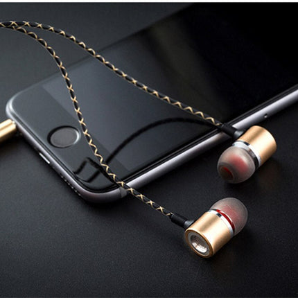 Fanbiya S1 metal headsetIn-Ear Earphones mobile phone earphone general with wheat bass
