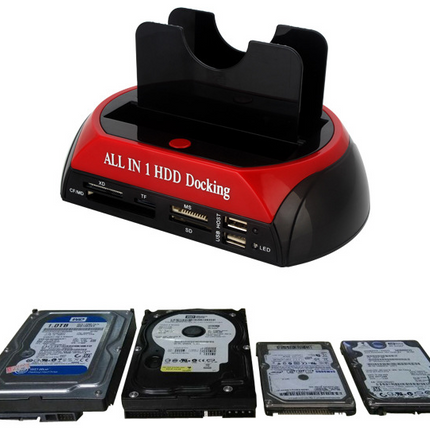 Cradle Multi-Function HDD Block HDD Holder With Card Reader HDD Enclosure