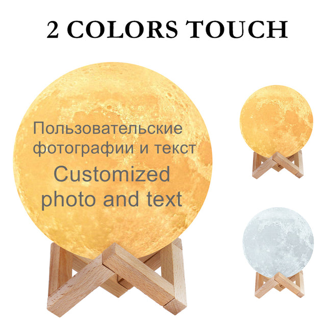 Custom photo Moon Lamp