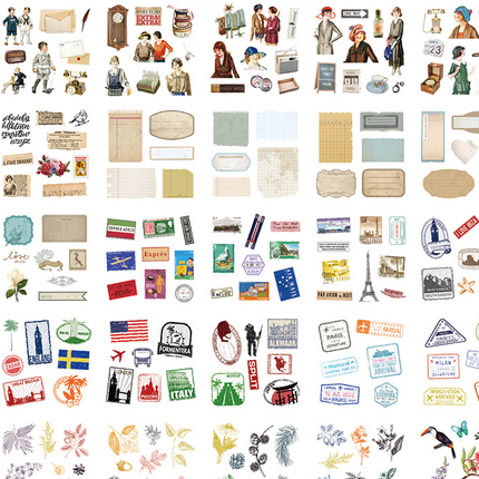 Gift box set sticker