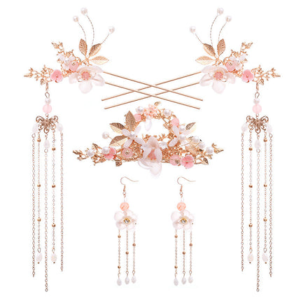 Ancient Hanfu headdress flow super step hairpin