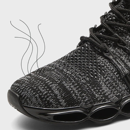 Flying woven mesh sports shoes