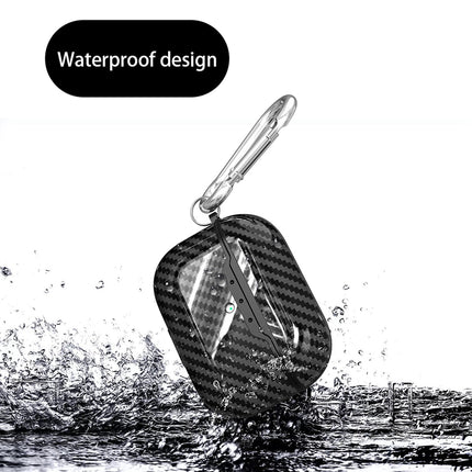 Compatible with Apple, Bluetooth Headset Case Carbon Fiber Pattern Drop