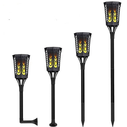 Anti-True Flame Solar Torch Light 96Led