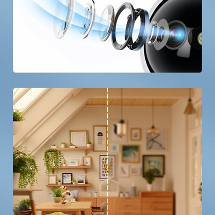 Smart Dual-light Wireless Wifi Home Indoor HD 360-degree Surveillance Camera Voice Intercom Panorama Camera