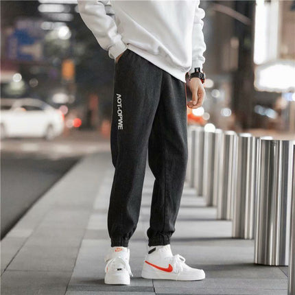 Jeans men's trendy brand loose
